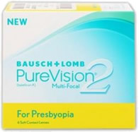 PureVision2 for Presbyopia, multifocal Kontaktlinse für 30 Tage (Monatslinse) von Bausch + Lomb
